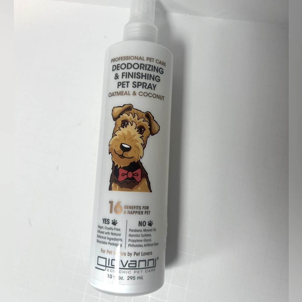 GIOVANNI Deodorizing & Finishing Pet Spray - Oatmeal & Coconut